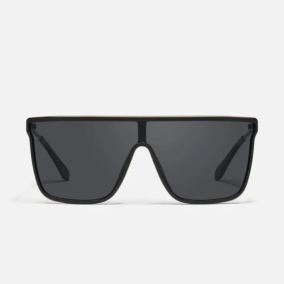 Black Quay Polarized Nightfall Remixed Sunglasses with Gold Accents NIGHTFALL REMIXED Women main image 2